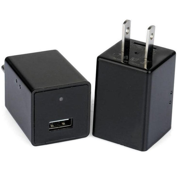 SpyWfi™ USB Wall Charger Motion Detection Hidden Spy Camera 1080p WiFi