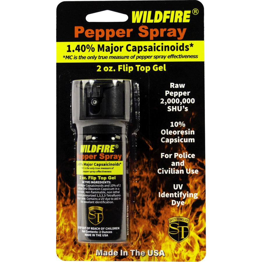 WildFire® 1.4% MC Flip-Top Pepper Spray Gel 2 oz.