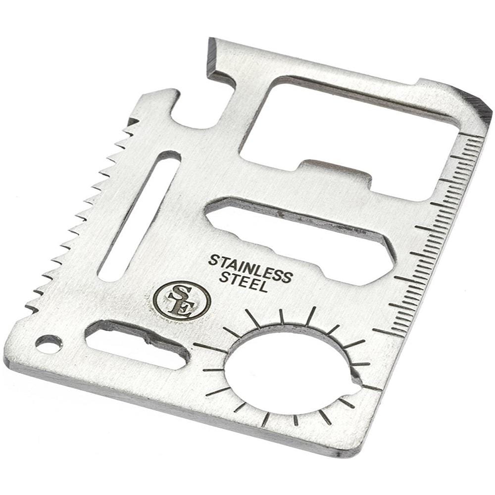 WeaponTek 11 1 Wallet Credit Card Tool Survival Utility Pocket Knife