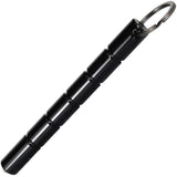 5.5" Black Tactical Pointed Tip Aircraft Aluminum Kubotan from WeaponTek