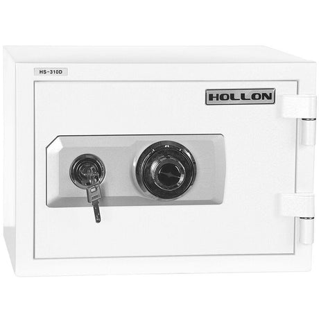 A white closed Hollon 310D Fireproof Combination Dial Lock Home Safe