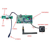 Secondary image - Do-It-Yourself Covert Hidden Spy Camera Kit 1080p HD WiFi