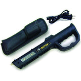 a full set of the ZAP Rechargeable 4-Contact Point 11.5" Stun Baton 1M with its holster and charger