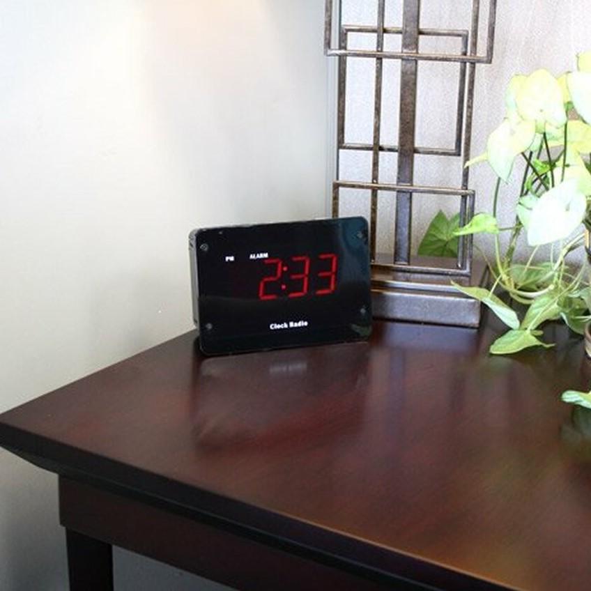 SG Home® Alarm Clock Radio IR Spy Camera 1080p HD WiFi