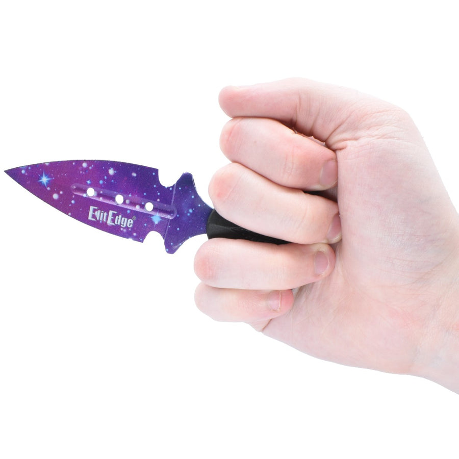 ElitEdge® Steel Push Dagger Knife 3" w/ Nylon Sheath