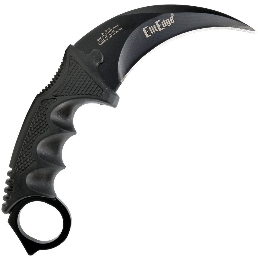 ElitEdge® Steel Karambit Knife 3.25" w/ Hard Sheath & Lanyard