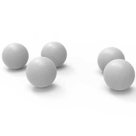 5 pieces of gray Byrna Non-Lethal Self-Defense Eco-Kinetic Projectiles