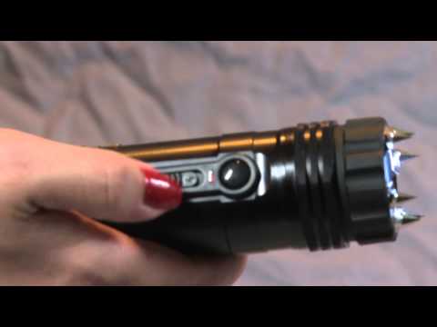 ZAP Rechargeable Stun Gun With LED Flashlight - 1 Million Volts (Model ZAPEN)