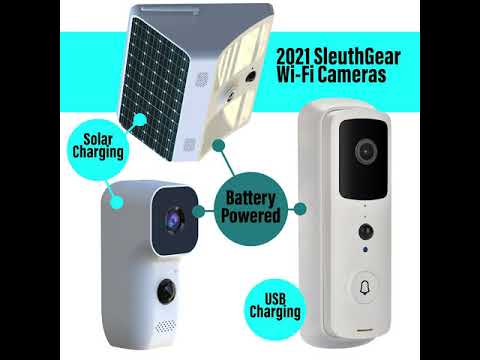 new battery powered wi-fi SleuthGear cameras