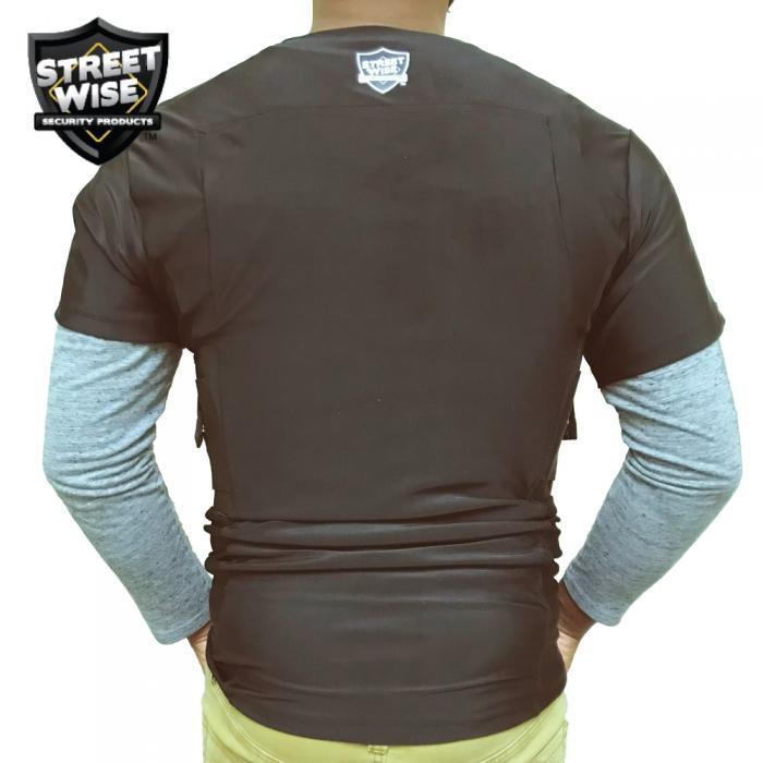 Streetwise™ Safe-T-Shirt Ballistic Plate Carrier w/ Holster L-2XL