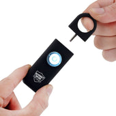 Secondary image - Streetwise™ SOS Pull Pin Keychain Alarm 130dB w/ Strobe Light