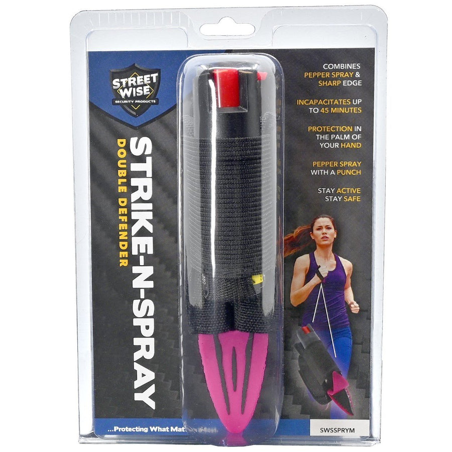 Streetwise™ Strike-n-Spray Double Defender Pepper Spray 1/2 oz.