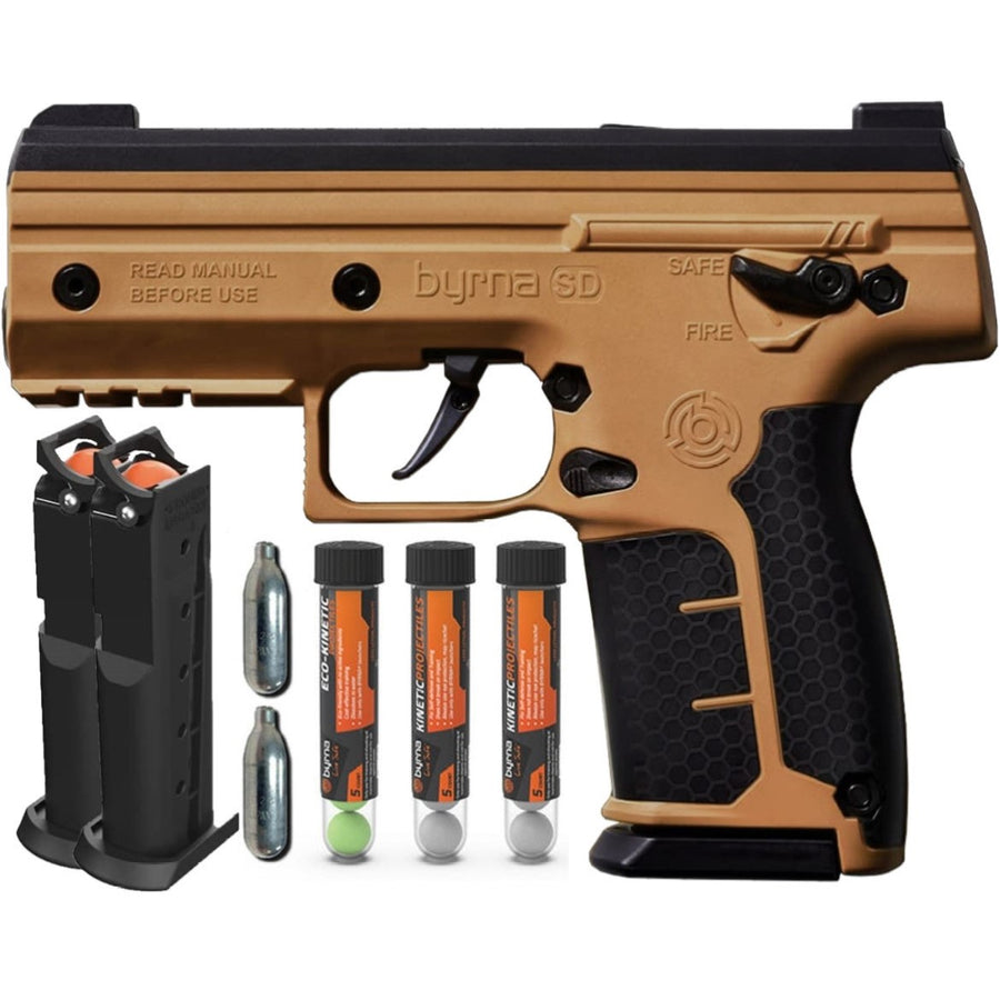 Byrna® SD Kinetic Non-Lethal Self-Defense Projectile Gun Bundle