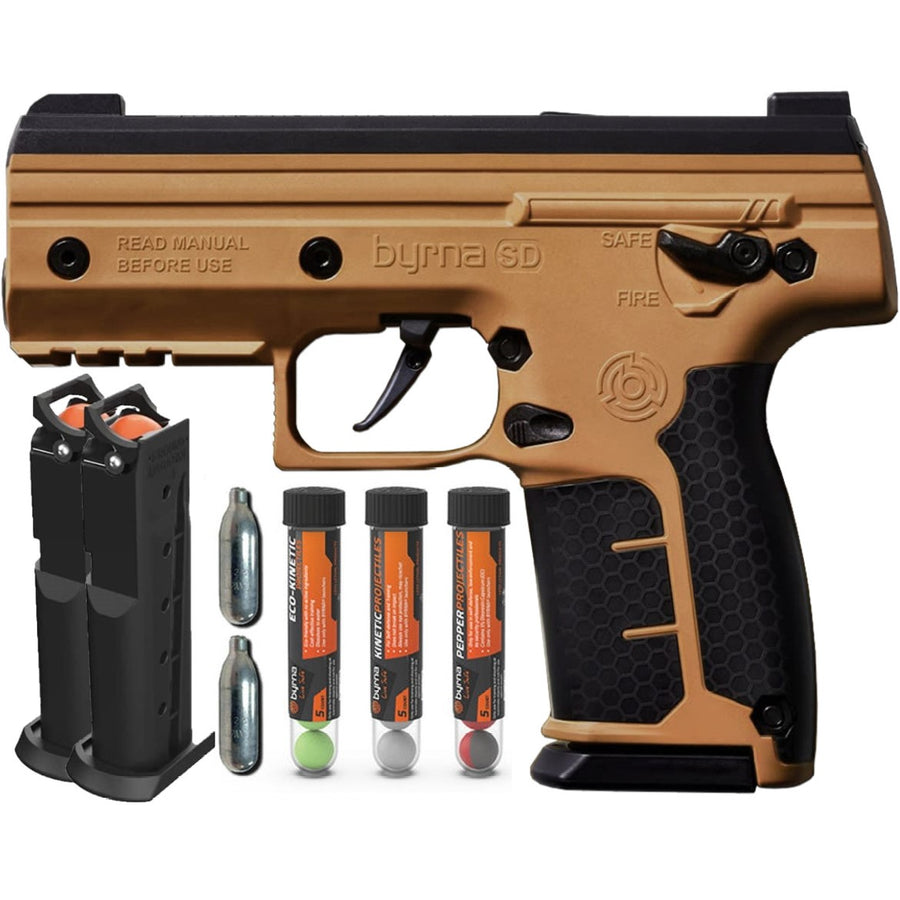 Byrna® SD Pepper Non-Lethal Self-Defense Projectile Gun Bundle